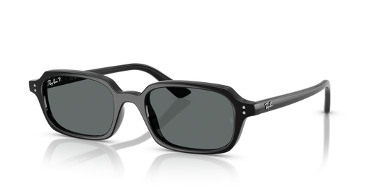 Ray-Ban Zuri | 4455 Nero/Polarized grigio scuro