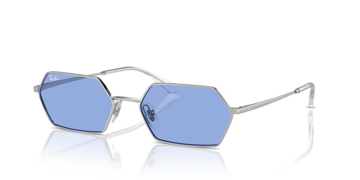 Ray-Ban Yevi Bio-Based | 3728 Argento/Blu