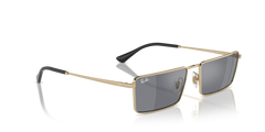 Ray-Ban Emy Bio-Based | 3741 Oro/Grigio scuro/flash argento