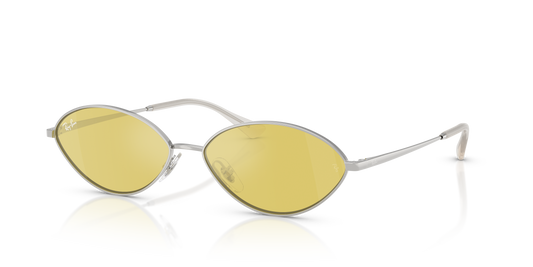 Ray-Ban Kai Bio-Based | 3757 Argento/Giallo Flashato