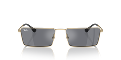 Ray-Ban Emy Bio-Based | 3741 Oro/Grigio scuro/flash argento