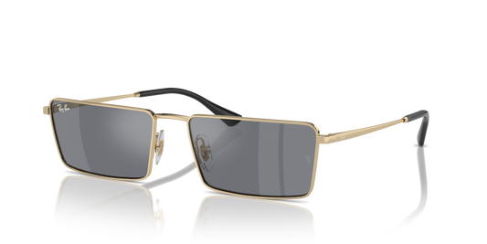 Ray-Ban Emy Bio-Based | 3741 Oro/Grigio scuro/flash argento