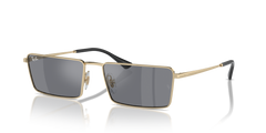 Ray-Ban Emy Bio-Based | 3741 Oro/Grigio scuro/flash argento