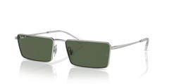 Ray-Ban Emy Bio-Based | 3741 Argento/Verde Polarized
