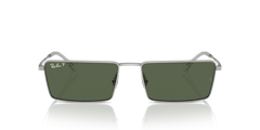 Ray-Ban Emy Bio-Based | 3741 Argento/Verde Polarized