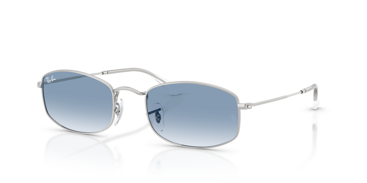 Ray-Ban | 3832 Argento/Trasparente sfumato blu